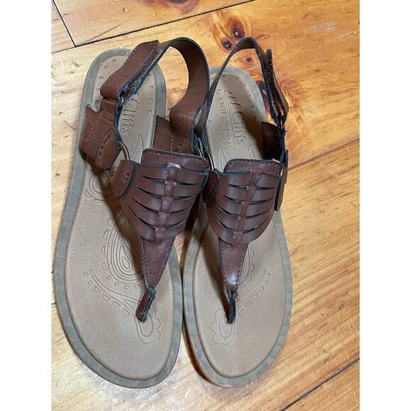 Cliffs by White Mountain Women's heeled sandal. Brown.Size 8.5 Summer.dress.work - Picture 1 of 5